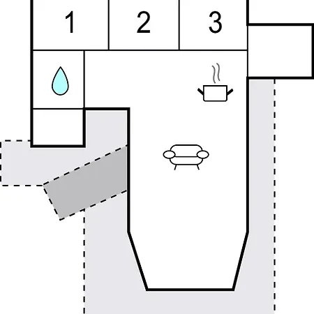 Awesome In With Kitchen Holiday home Vemb